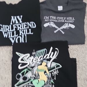 3 Graphic TEES Mens